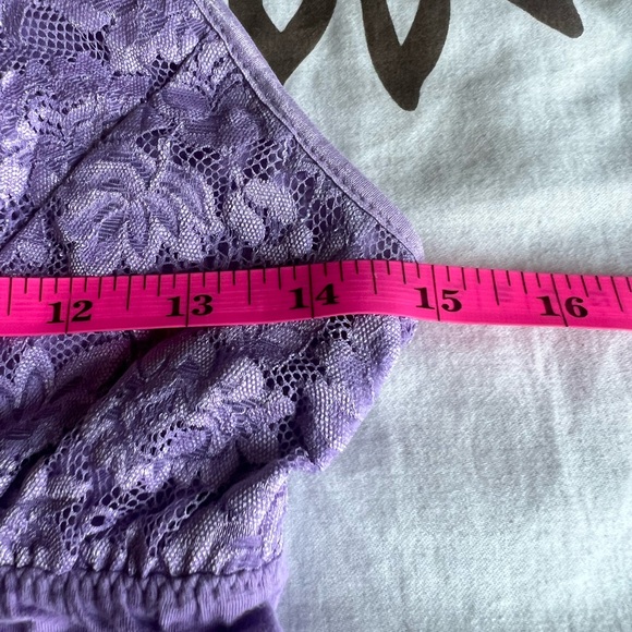 Lavender Lace-Trim Cami Women’s Tank Top, Size Small - Picture 9 of 15